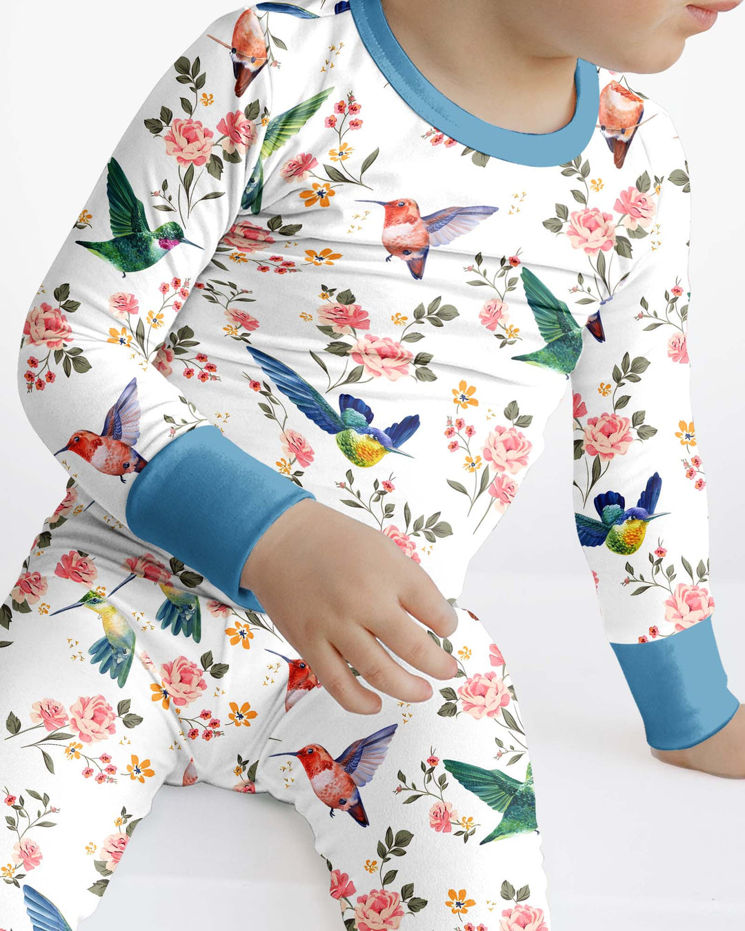Template Bamboo Two Piece Long Sleeve Pyjamas Set