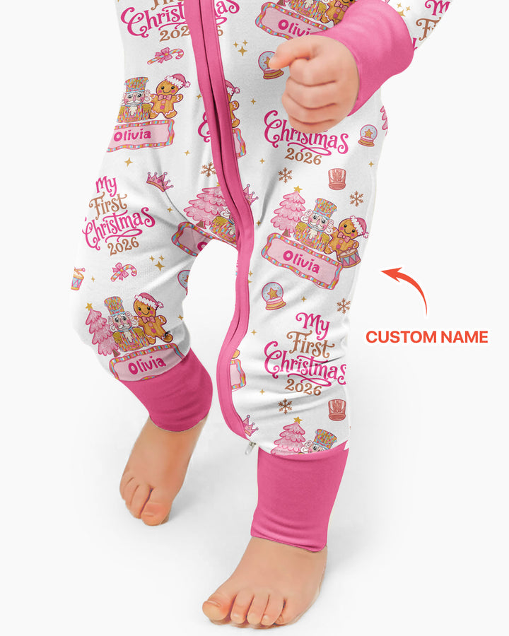 Custom Name Nutcracker Christmas Tale Bamboo Convertible Zippy