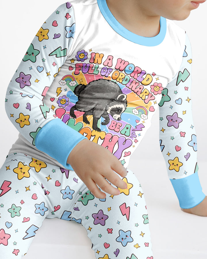 Be a Jimothy Bamboo Two Piece Long Sleeve Pajama Set