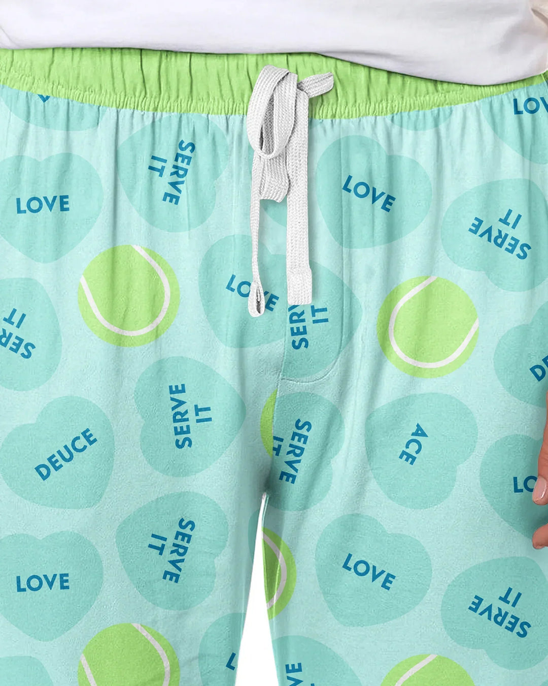 Tennis with Love Bamboo Men's Pajama Set