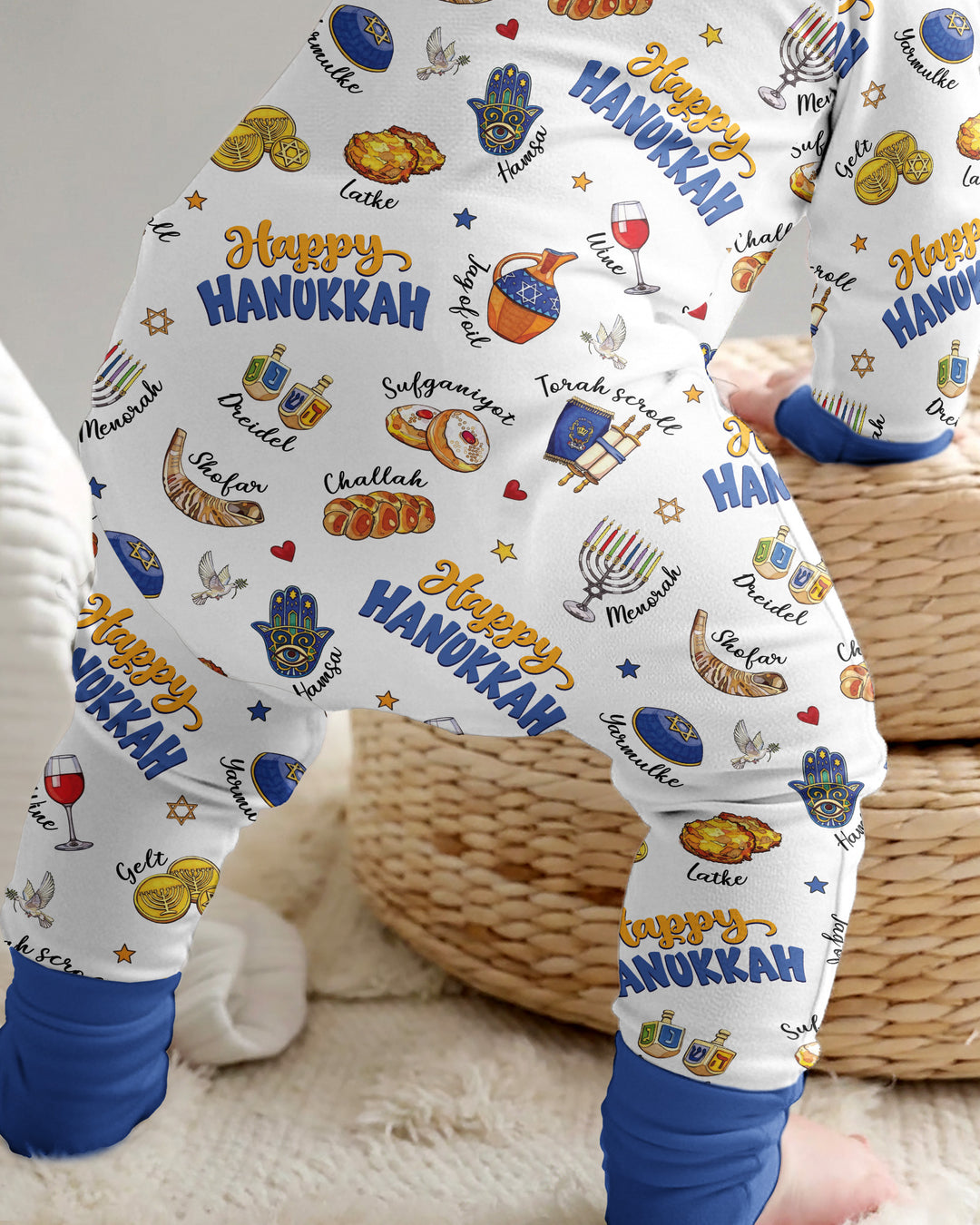 Tis The Season Hanukkah Bamboo Convertible Zippy