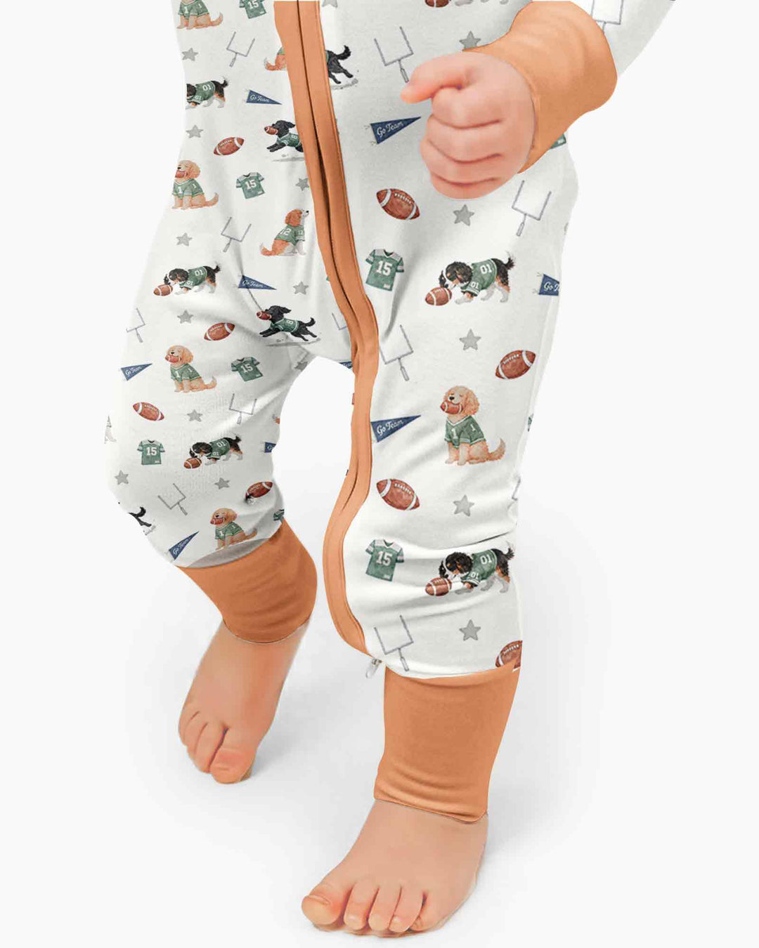 Football Pup Squad Family Matching Bamboo Convertible Zippy