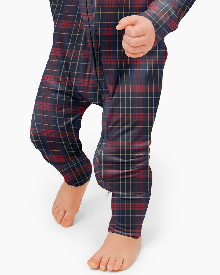 North Pole Plaid Bamboo Convertible Zippy