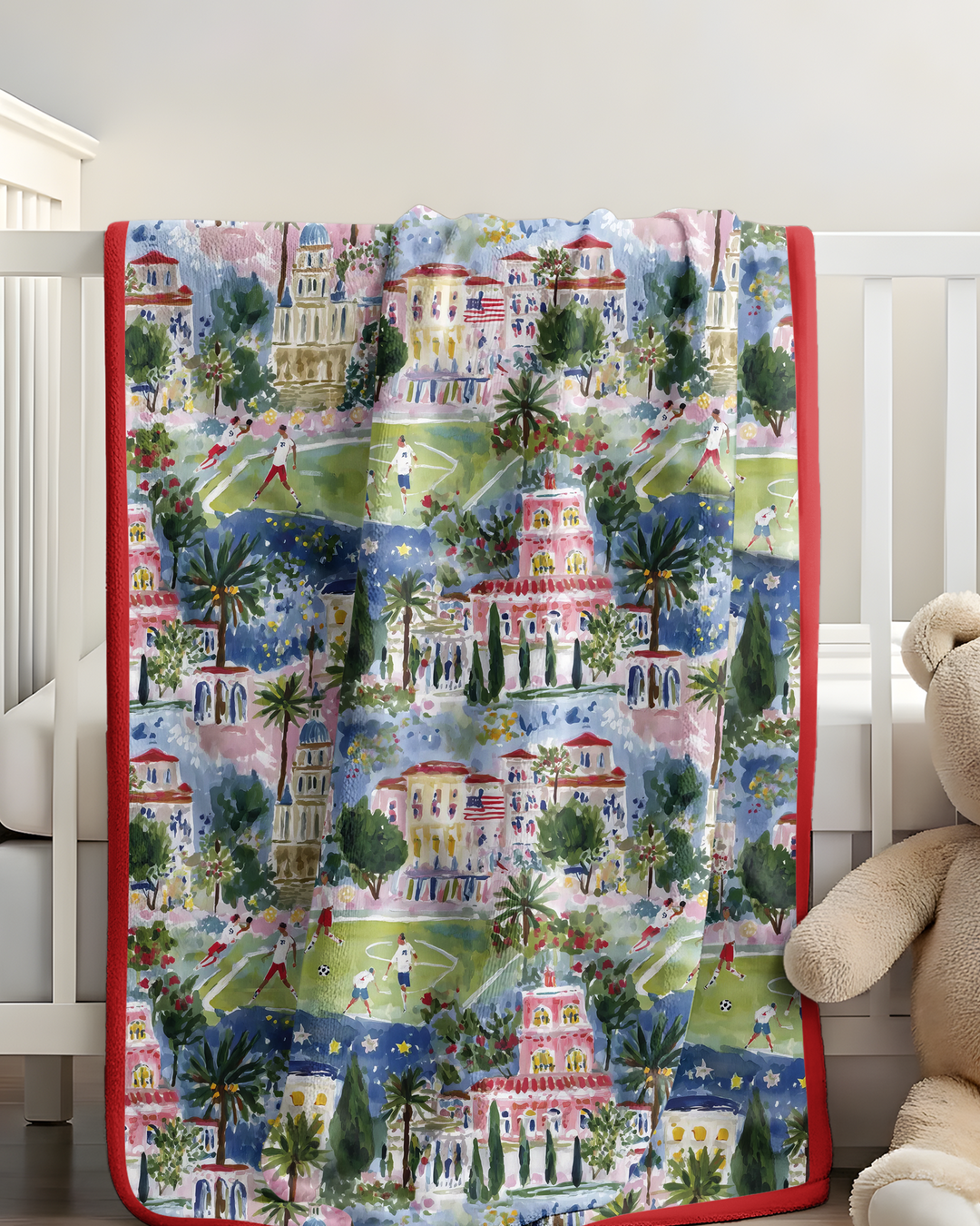Soccer Tour 2026 Bamboo Blanket