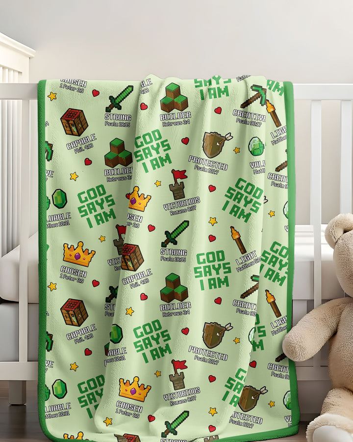 Christian Gamer Bamboo Blanket
