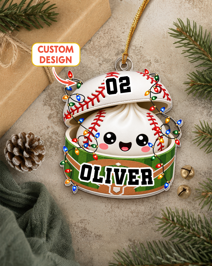 Sport Ball Dumpling - Personalized Acrylic Ornament