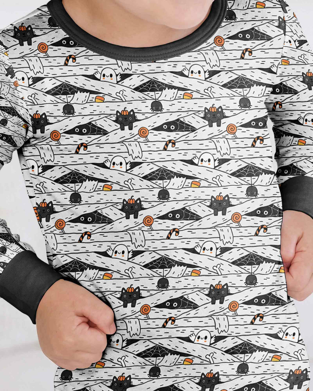 Template Bamboo Two Piece Long Sleeve Pyjamas Set