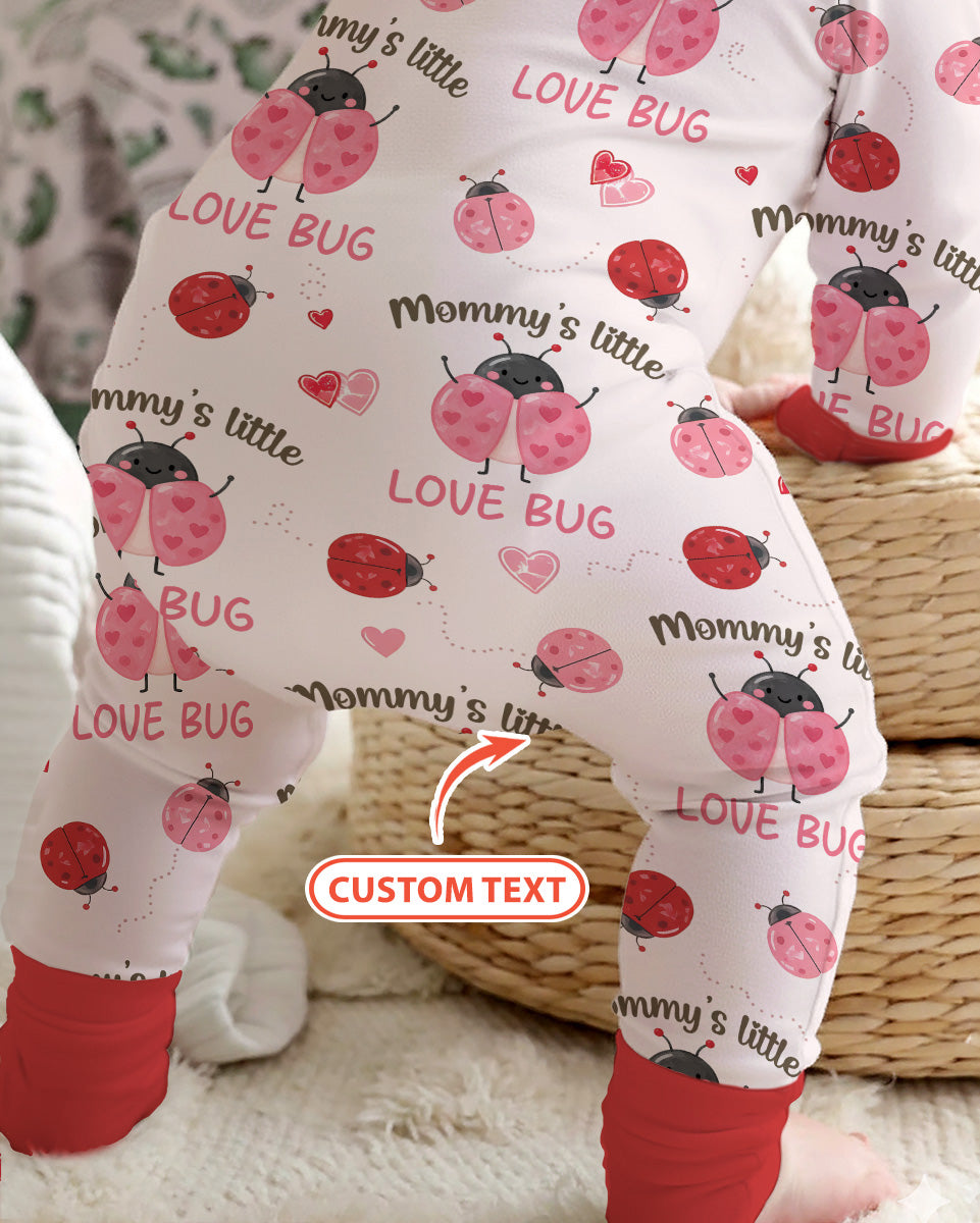 Personalized Grandma's Little Love Bug Bamboo Convertible Zippy
