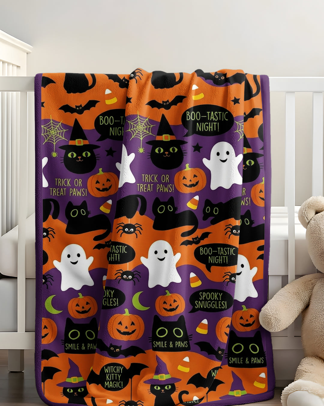 Boo-Tastic Night Bamboo Blanket