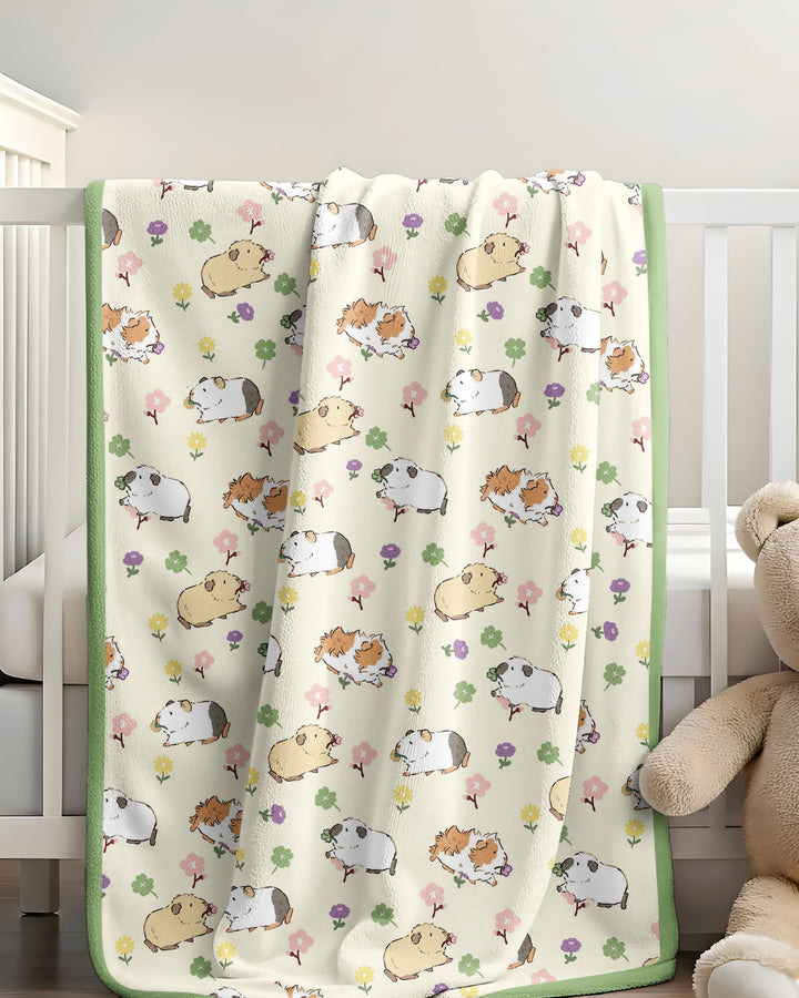Guinea Pig Garden Bamboo Blanket