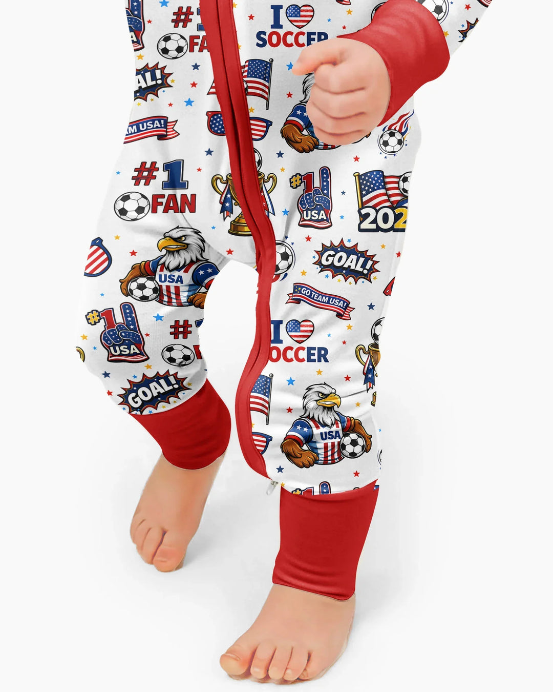USA Soccer 2026 Party Bamboo Convertible Zippy