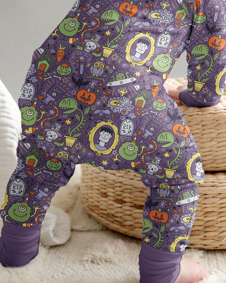 Halloween Monster Fun Bamboo Convertible Zippy