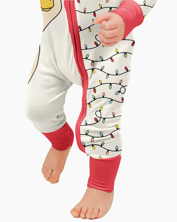 Funny Christmas Goose Bamboo Convertible Zippy