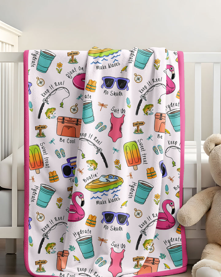 Lake Days Bamboo Blanket