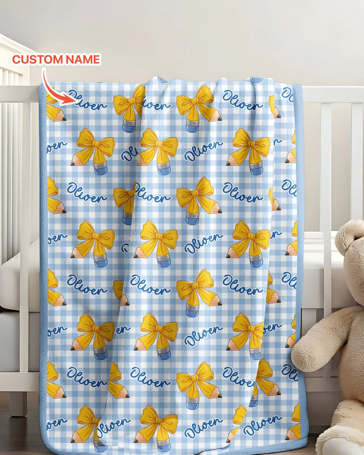 Coquette Back To School Bamboo Blanket