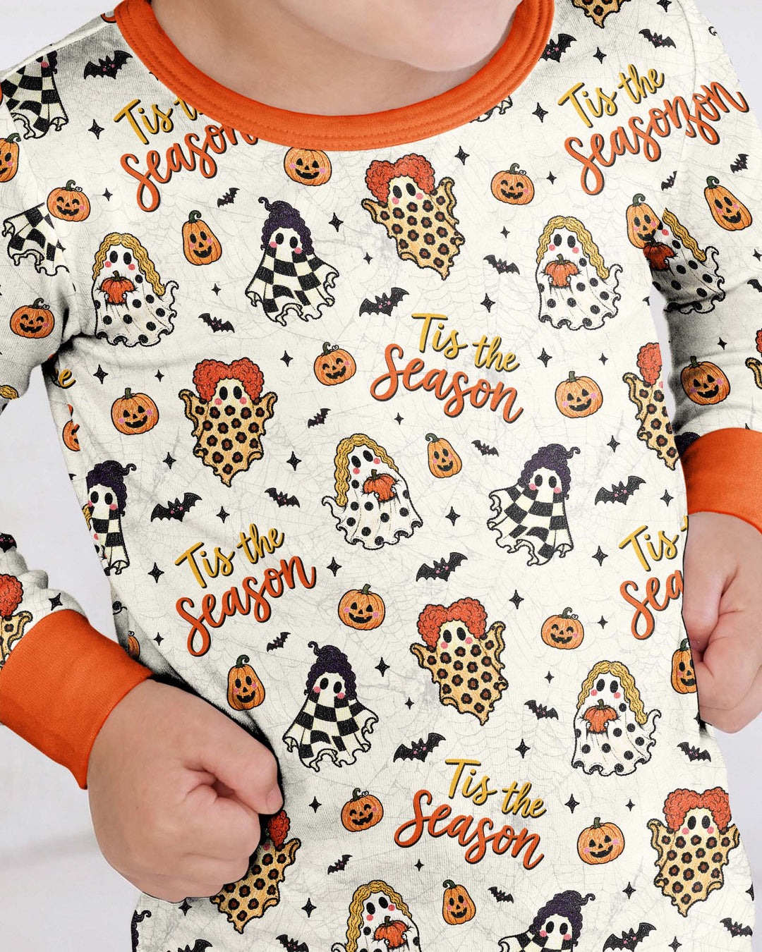 Little Boo Tis The Season Bamboo Two Piece Long Sleeve Pajama Set