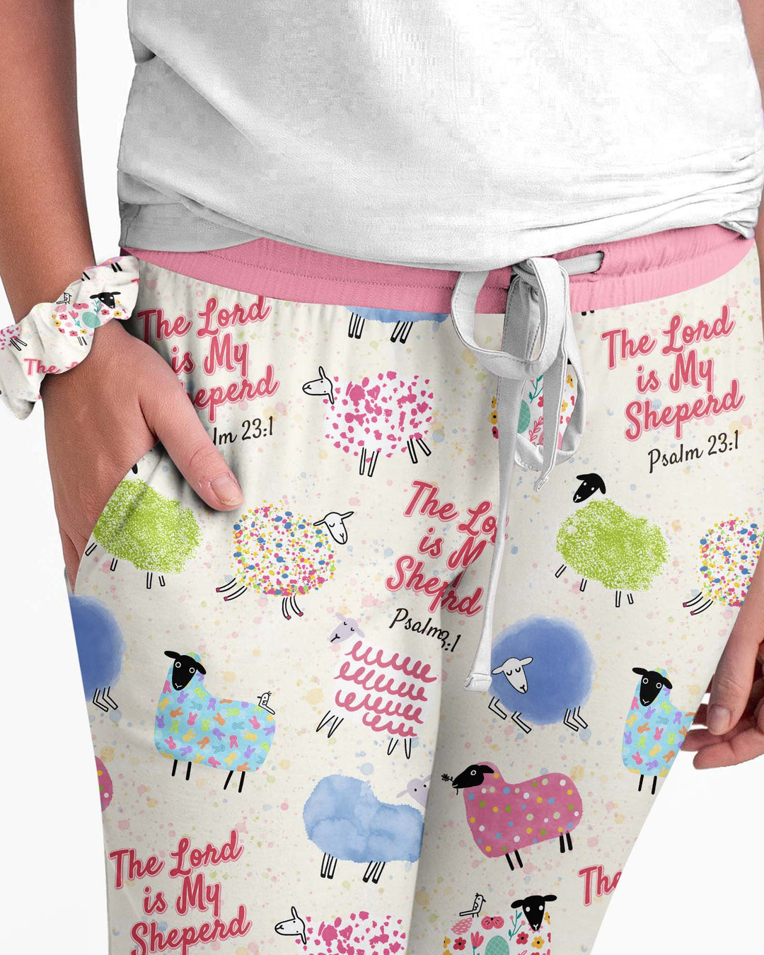 The Lord Is My Shepherd Psalm 23 Bamboo Women Pajama Set