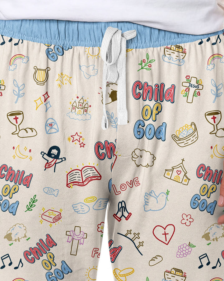 A Child Of God Family Matching Bamboo Men's Pajama Set