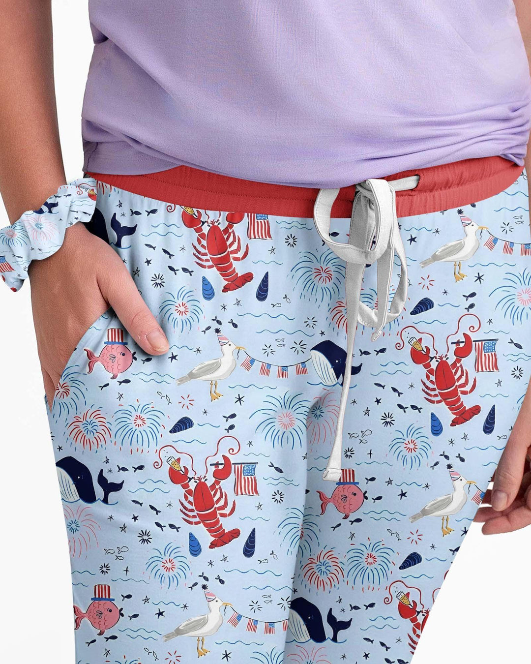 250 Summers Strong Matching Family Bamboo Women Pajama Set