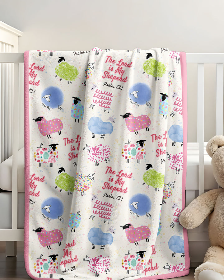 The Lord Is My Shepherd Psalm 23 Bamboo Blanket