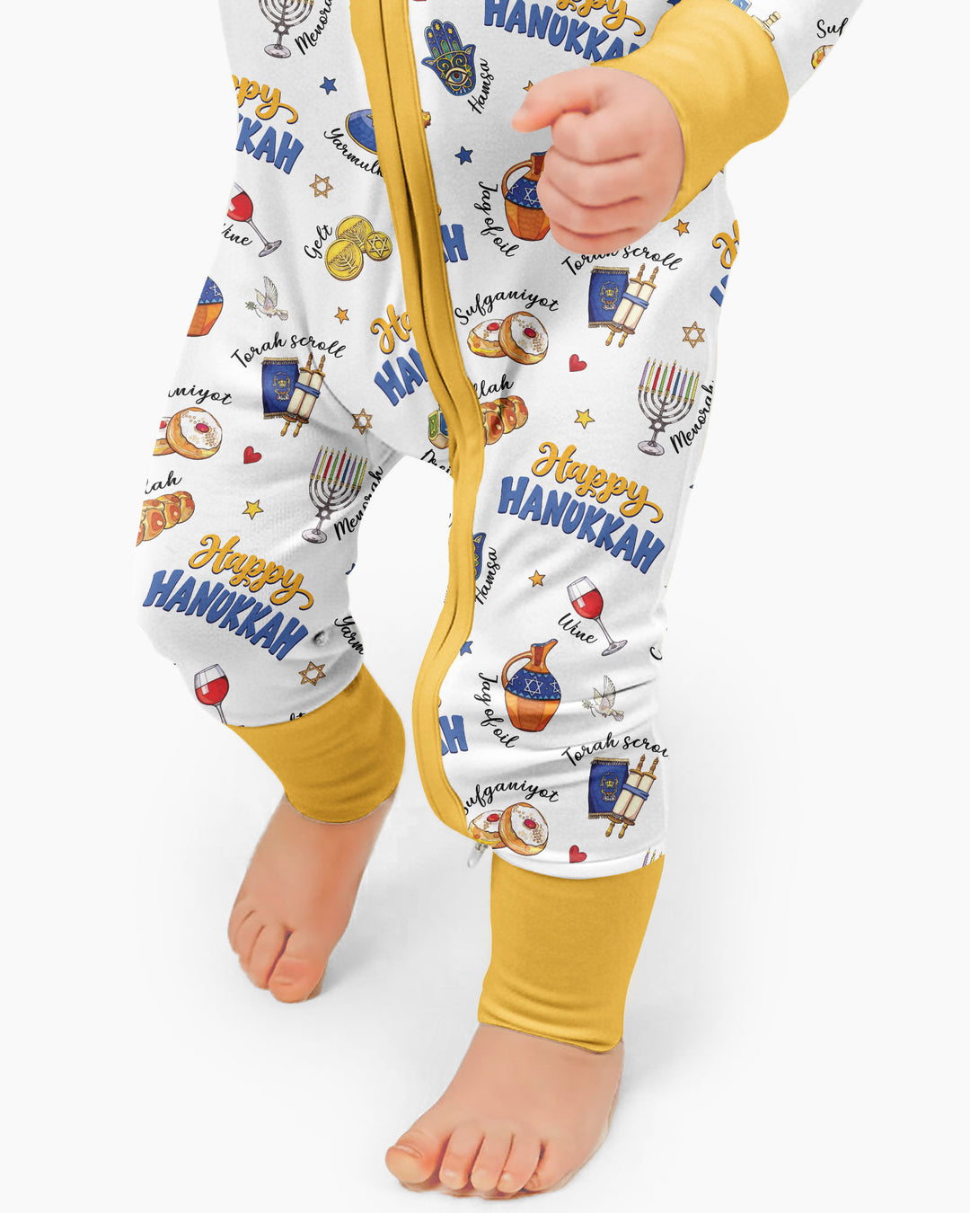 Tis The Season Hanukkah Bamboo Convertible Zippy