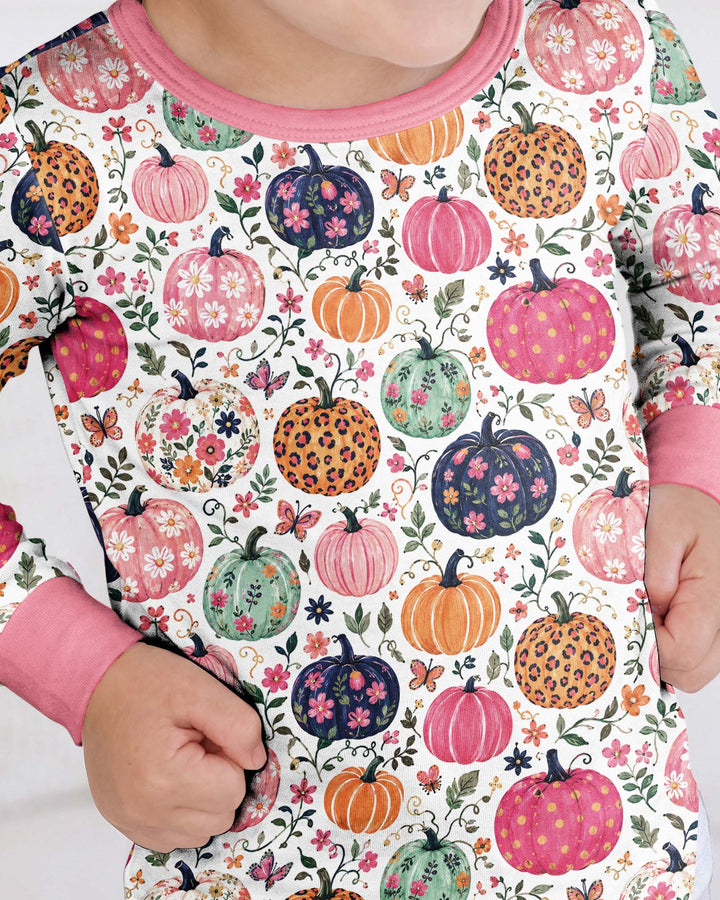Template Bamboo Two Piece Long Sleeve Pyjamas Set