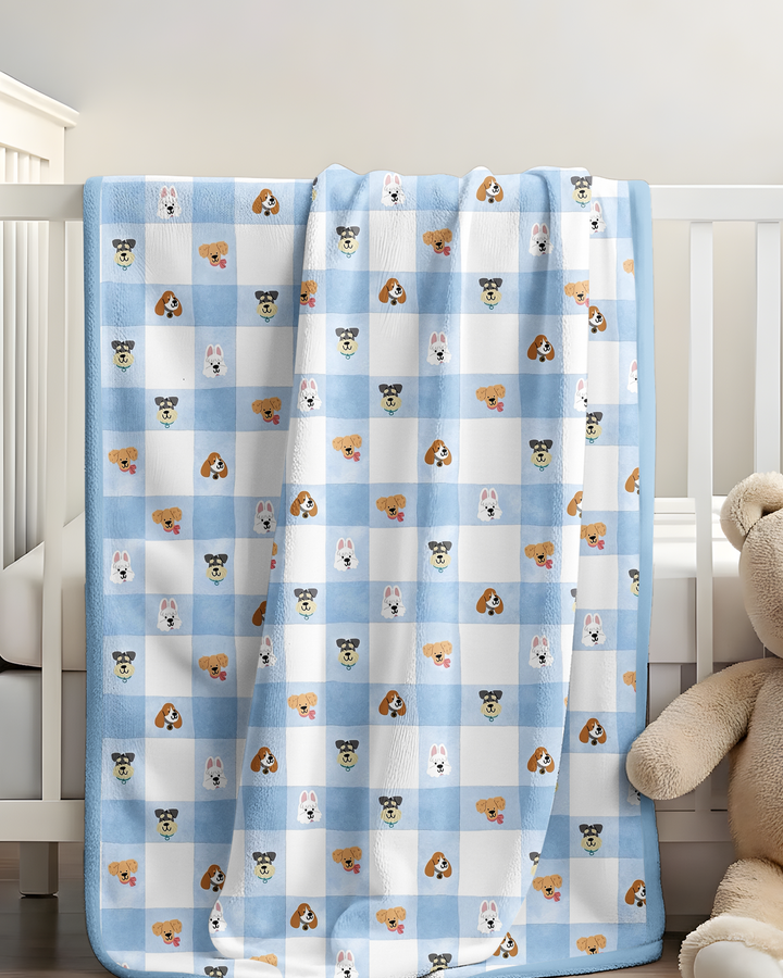 Plaid Pals Family Matching Bamboo Blanket