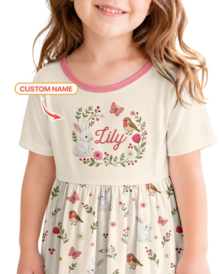 Garden Baby Bamboo Twirl Dress
