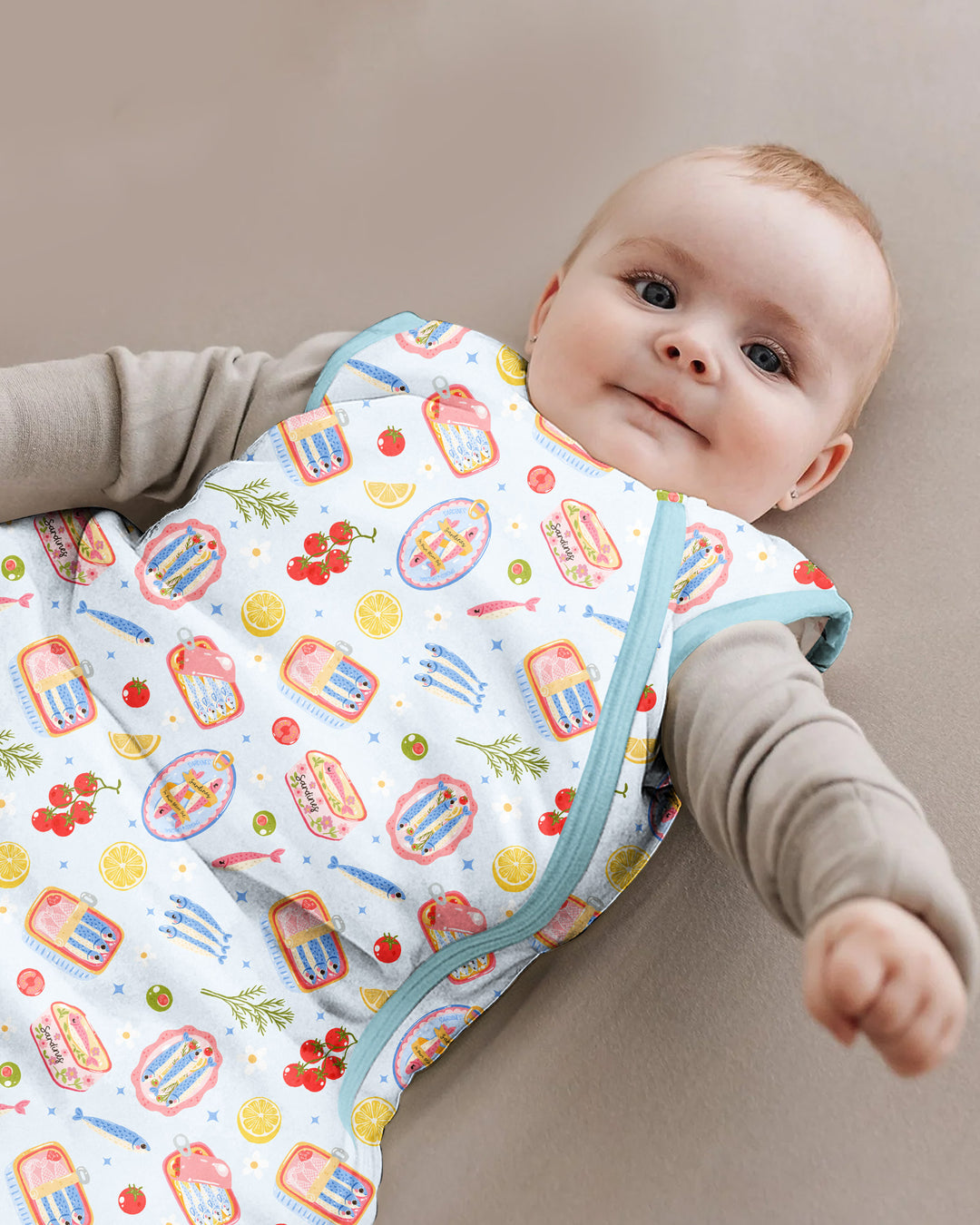 Preppy Sardines Bamboo Sleep Bag