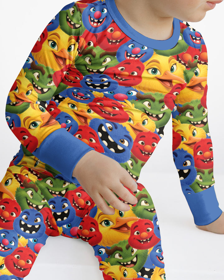 Let Have Some Fun Bamboo Two Piece Long Sleeve Pajama Set