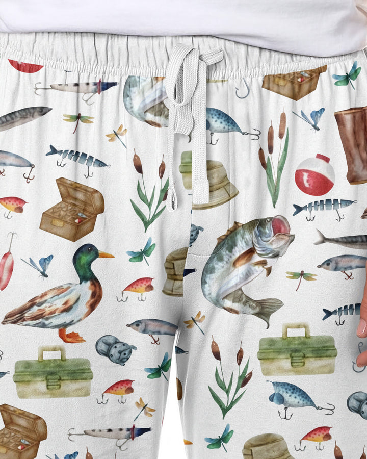 Daddy's Fishing Buddy Daddy& Me Matching Bamboo Men's Pajama Set