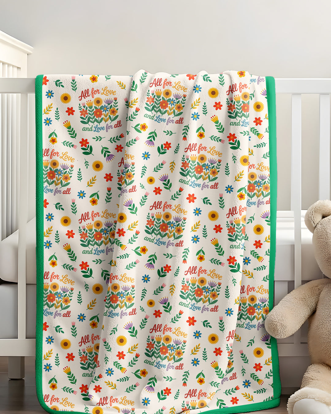 Love For All Family Matching Bamboo Blanket