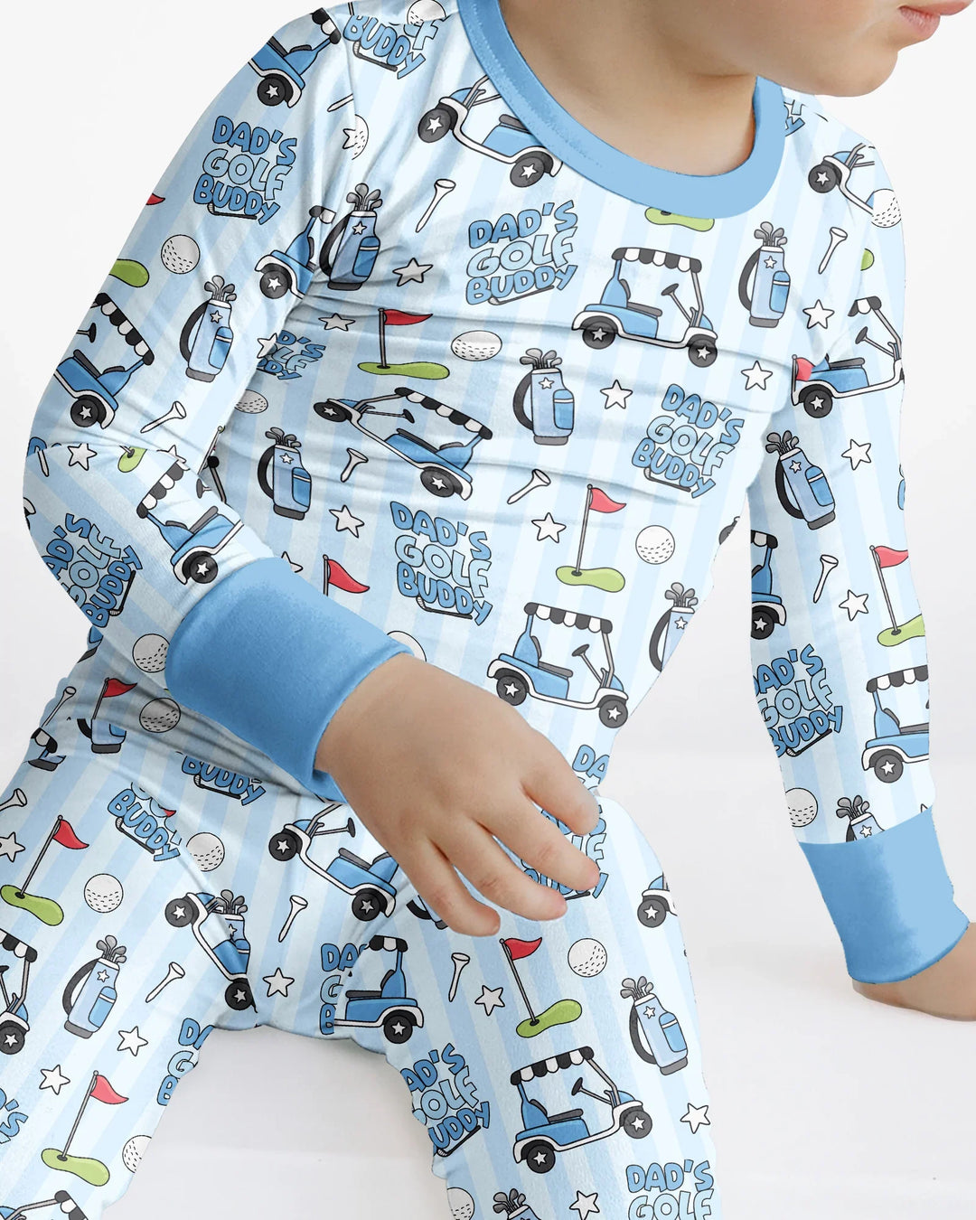 Dad's Golf Buddy Bamboo Two Piece Long Sleeve Pajama Set