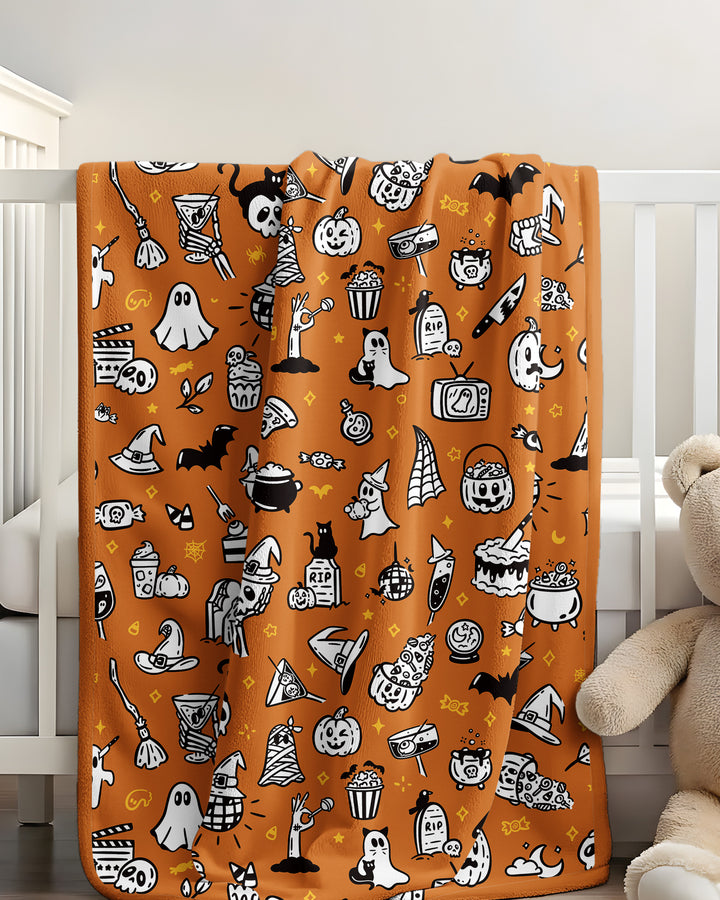 Spooky Season Bamboo Blanket