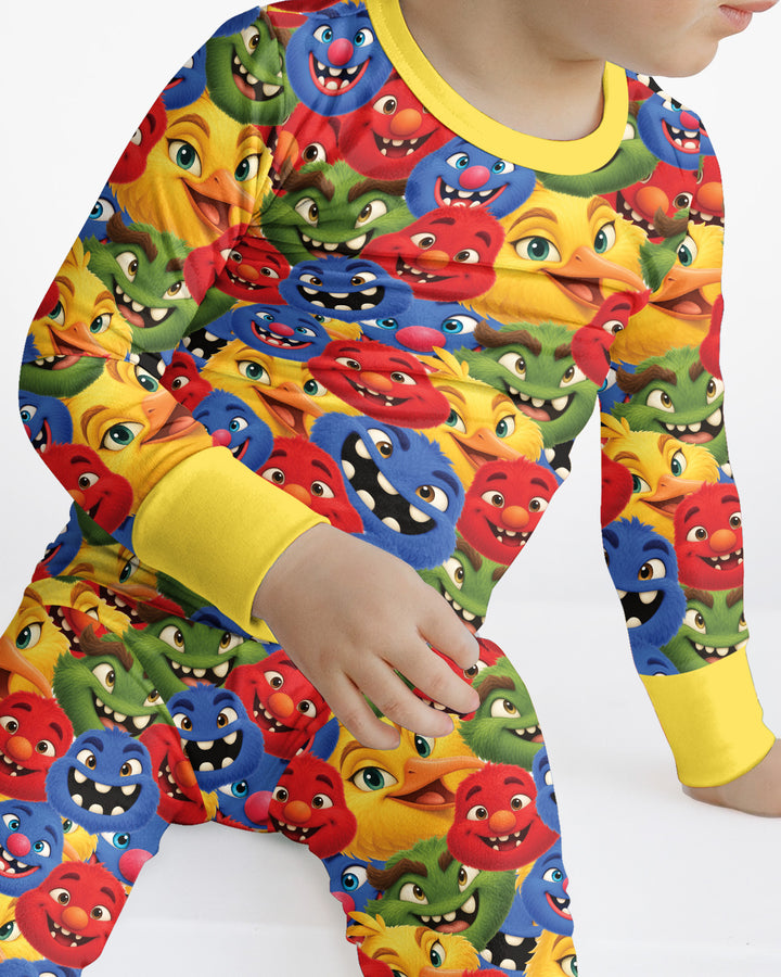 Let Have Some Fun Bamboo Two Piece Long Sleeve Pajama Set