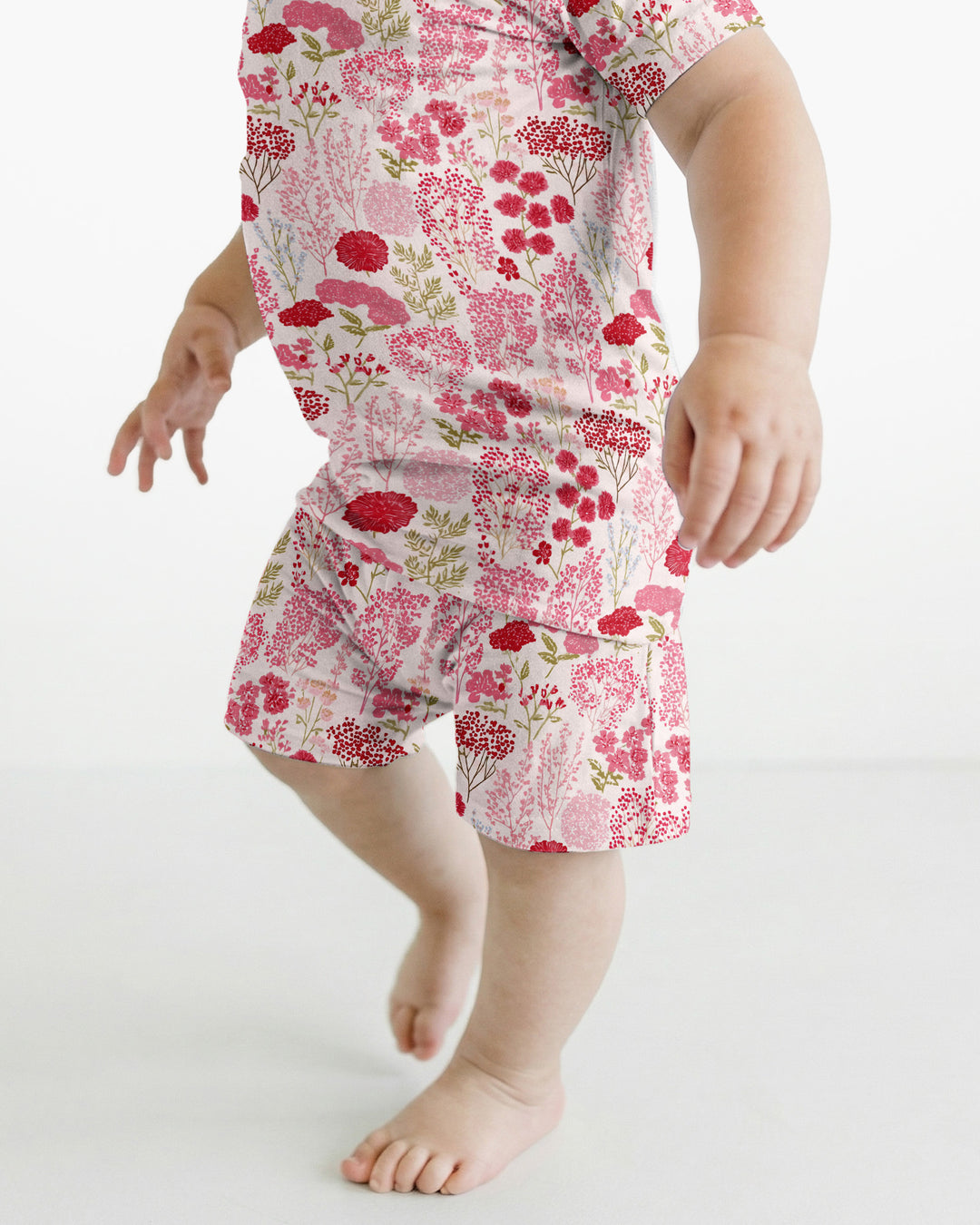 Template Bamboo Two Piece Short Sleeve Shorts Pyjamas Set