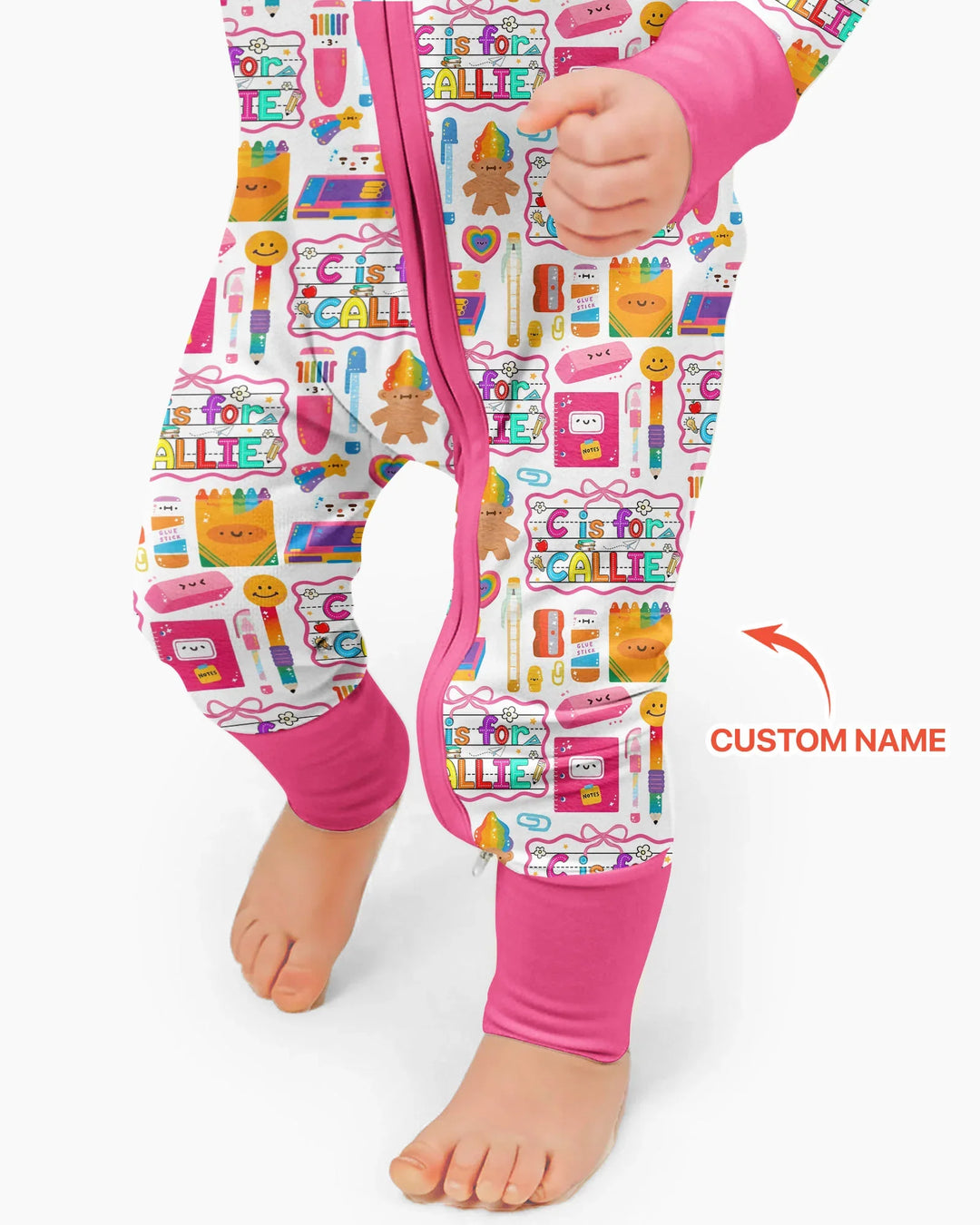 Custom Name Classroom Cuties Bamboo Convertible Zippy