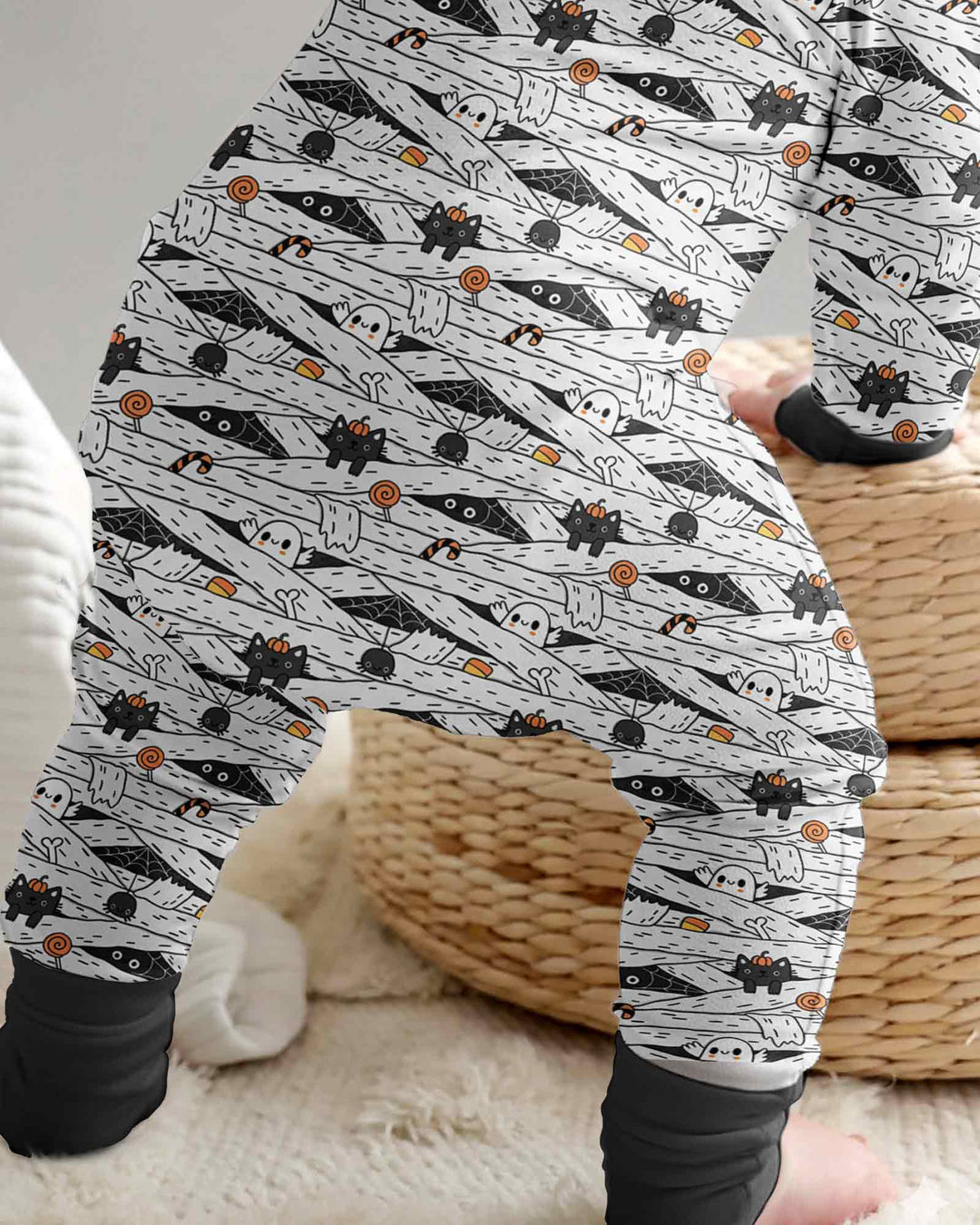 Halloween Mummy Monster Bamboo Convertible Zippy