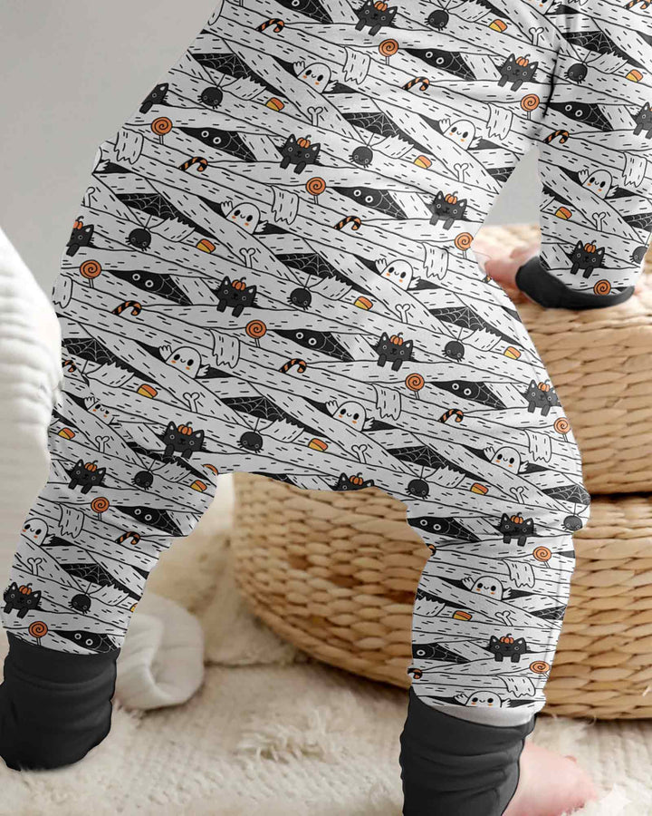 Halloween Mummy Monster Bamboo Convertible Zippy