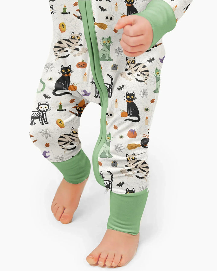 Spooky Cat Squad Bamboo Convertible Zippy