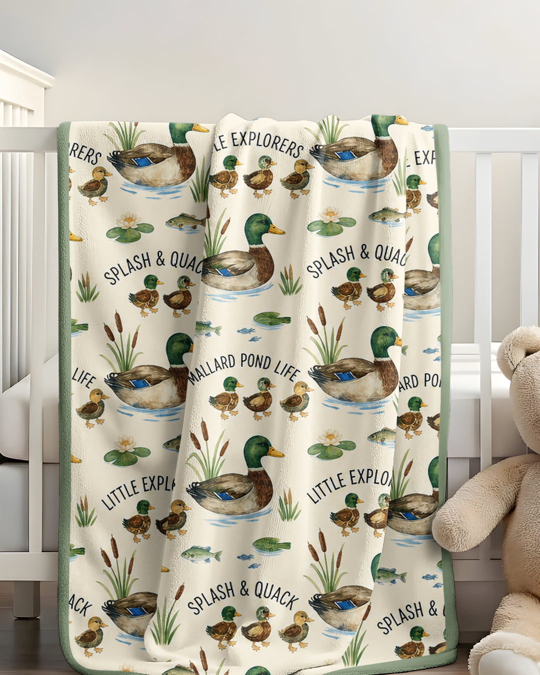 Little Mallard Bamboo Blanket