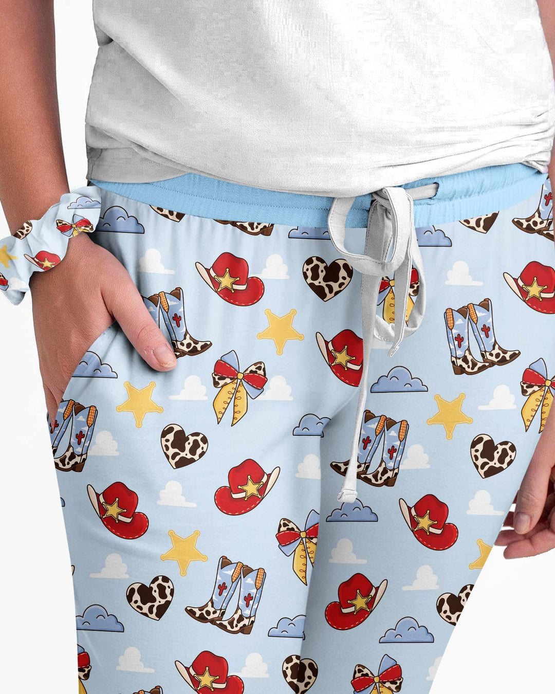 Cowboy Story Bamboo Women Pajama Set