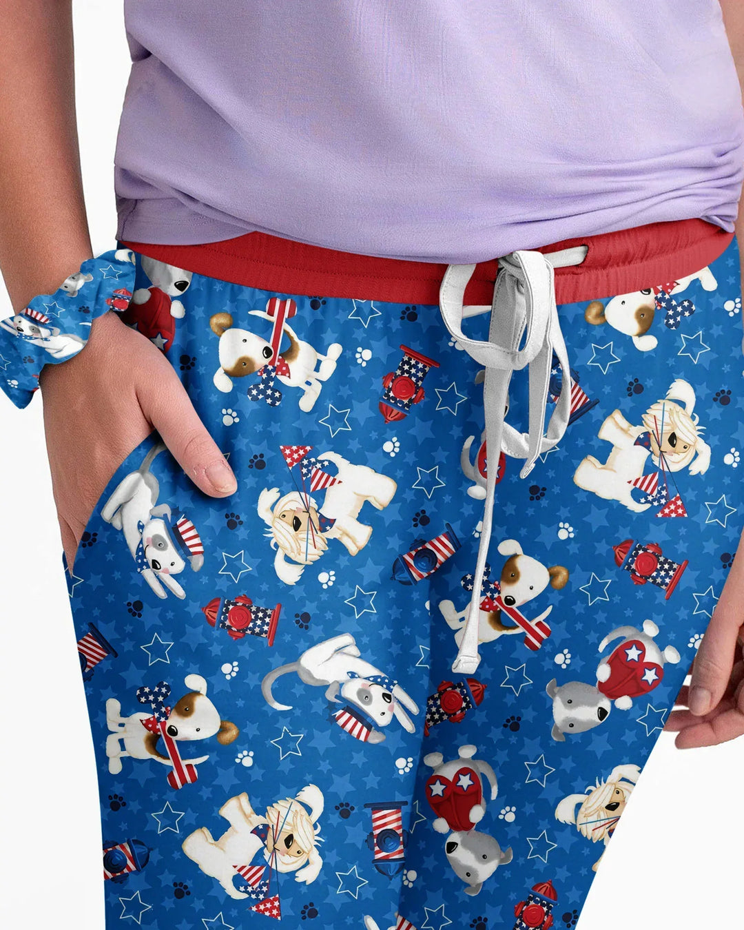 Red, White & Woof Family Matching Bamboo Women Pajama Set