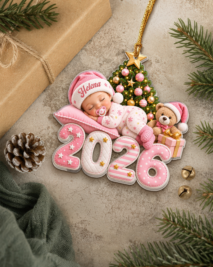 Baby First Christmas Personalized Acrylic Ornament