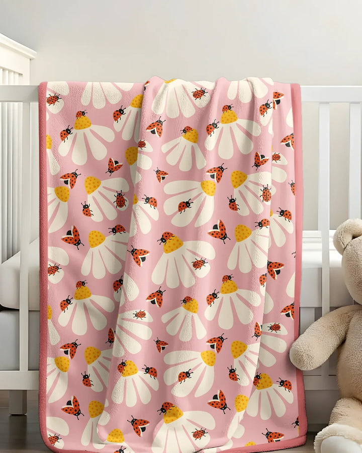 Lucky Little Bug Bamboo Blanket