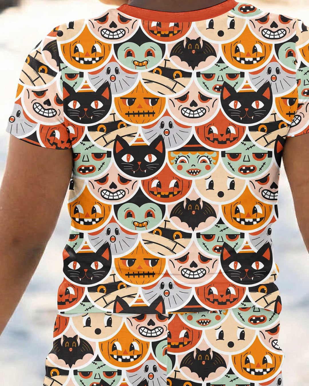 Monster Mash-Up Bamboo Two Piece Short Sleeve Pajama Set