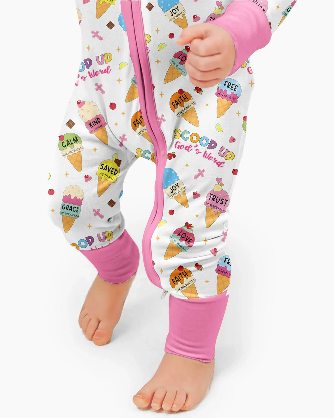 Ice Cream Summer Christian Bamboo Convertible Zippy