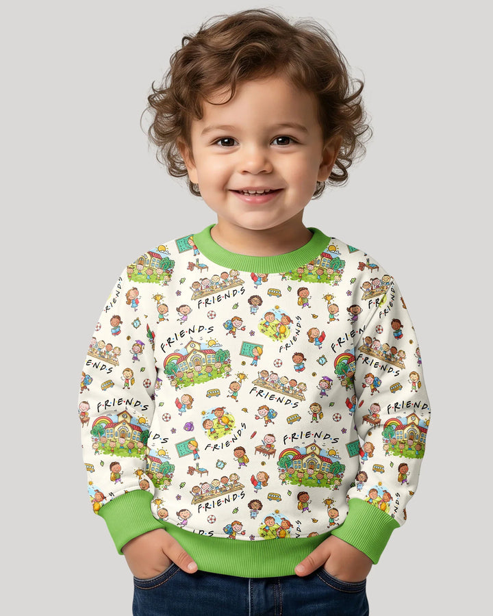 School Friends Forever Bamboo Crewneck Sweatshirt