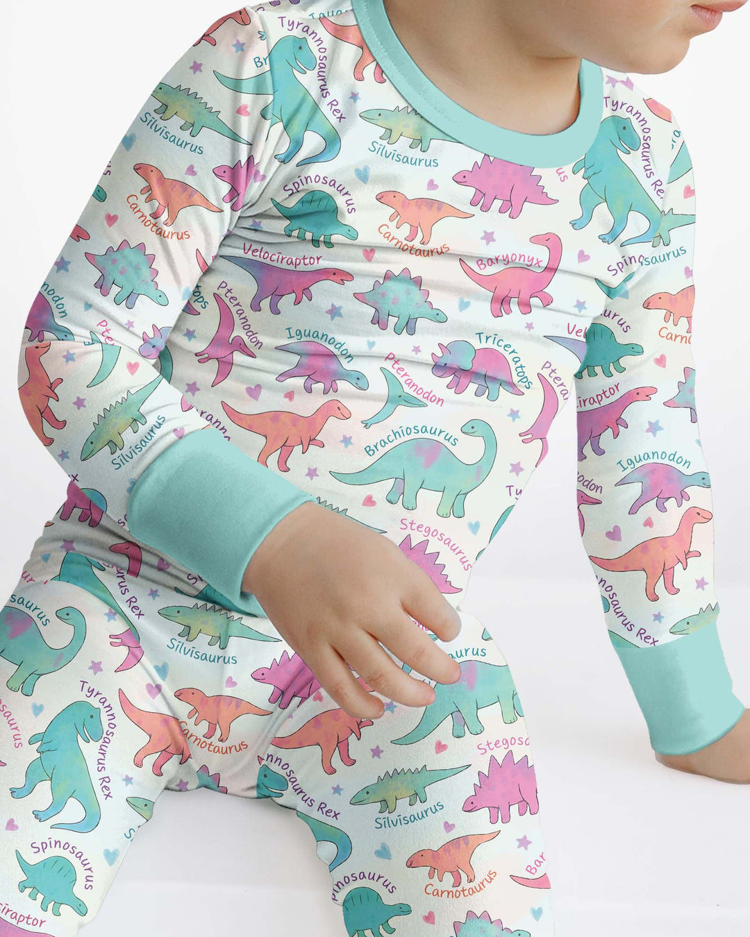 Template Bamboo Two Piece Long Sleeve Pyjamas Set