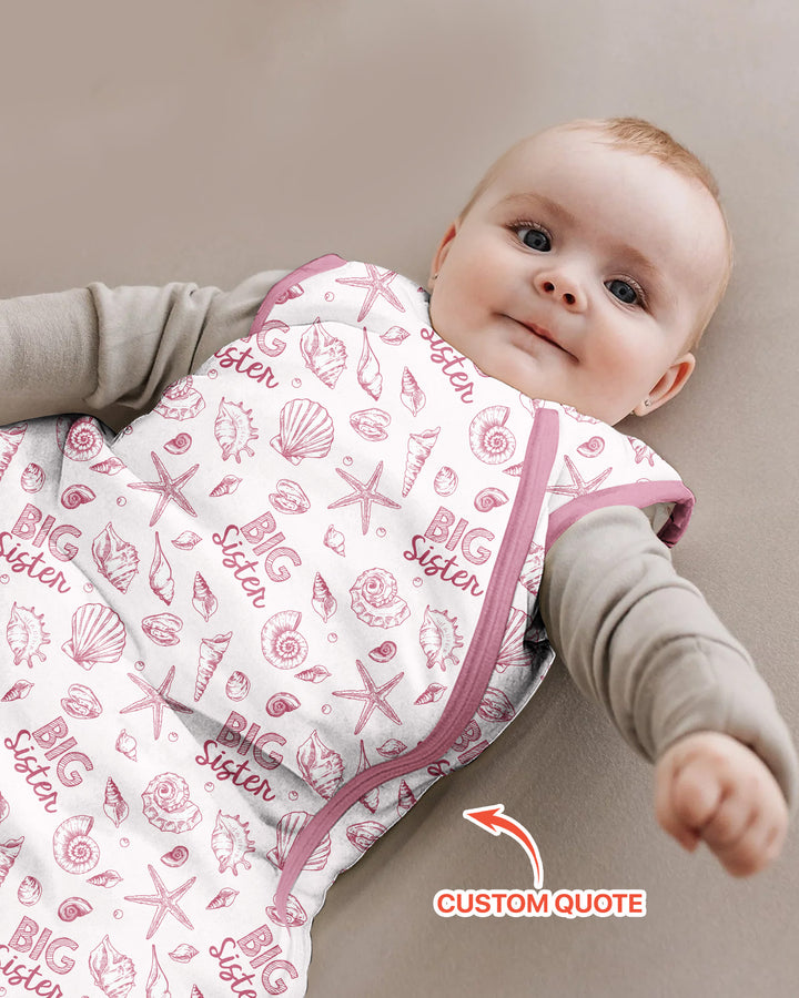 Coquette Seashell Matching Sibling Bamboo Sleep Bag